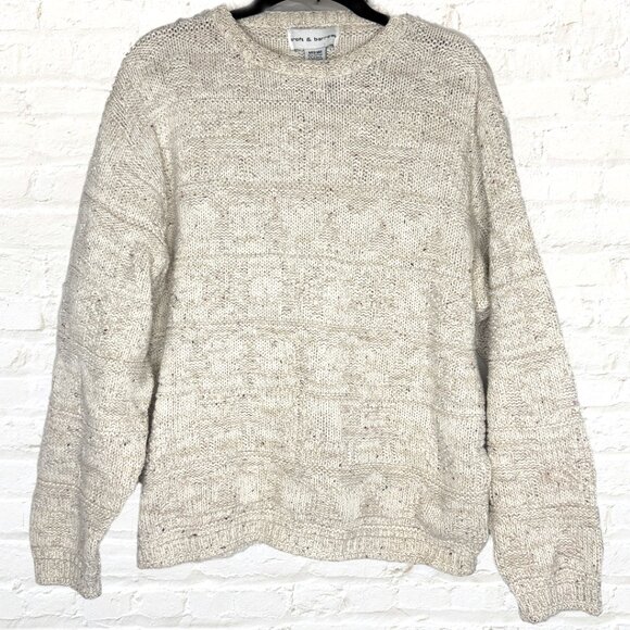 Croft & Barrow Cotton Vintage Sweater Made in USA Size Medium - Picture 1 of 8
